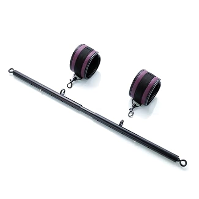 Spreader Bar Heavy Duty Expandable Exercise with 2 pcs Adjustable Strap, Yoga Training Fitness Gear, Workout Bar,Sports Gym Kit