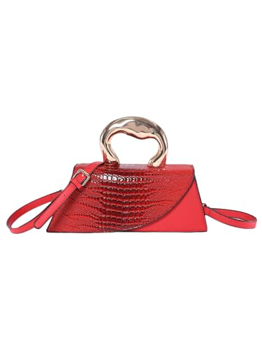 Women's Crocodile Pattern Designer Luxury Bags Clutch Purse Bag Crossbody Shoulder Handbags