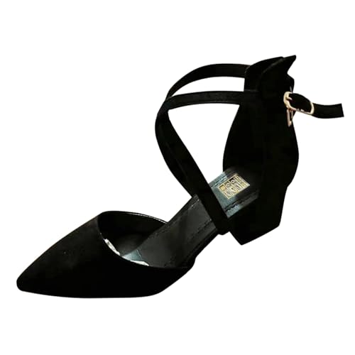 Sandales compensées pointues WWricotta élégantes pour femmes en été