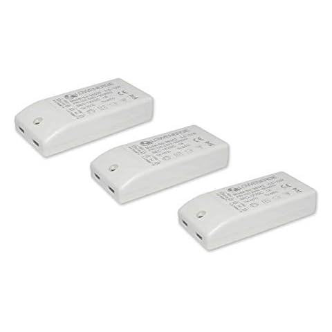 3 Pack Lowenergie 12w LED Driver Transformer 240V AC to 12V DC for LED Lighting Cover