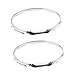 2Cast Tom Drum Hoops Batter Snare Side Percussion Instrument Parts 6 Lugs, 14inch 8 Holes