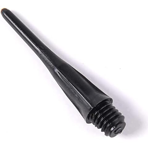 WIN.MAX 1000 Dartspitzen, 2BA Schwarz softdart Spitzen, Dart Spitzen Plastik, Dartpfeile Spitzen, Geschenk: Dartpfeile Werkzeug und Tasche (1000 PCS) Cover