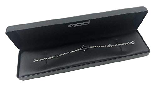 Harley-Davidson Women's Black & White Infinity Hearts Sterling Silver Bracelet3
