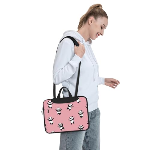 Maletín impermeable para laptop de 13 pulgadas rosa miniatura 3
