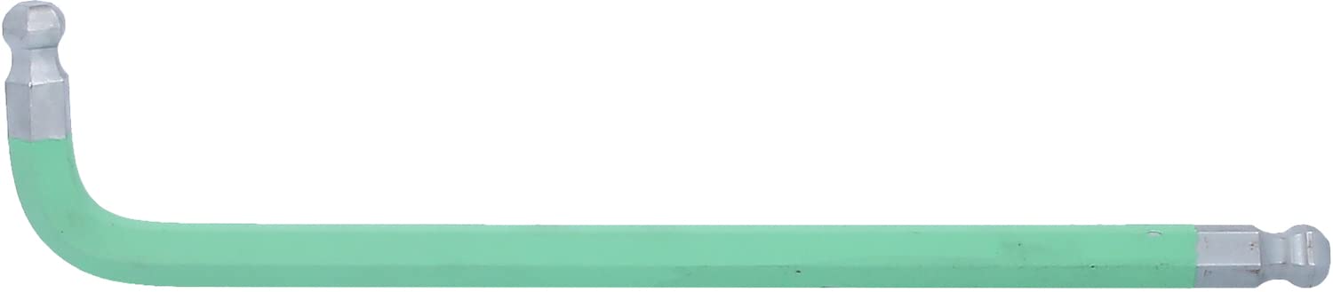 KS Tools 151.4312 KST-Coating Double Ball End Hex Key Set (Allen Key, XL, mm, Mint Green