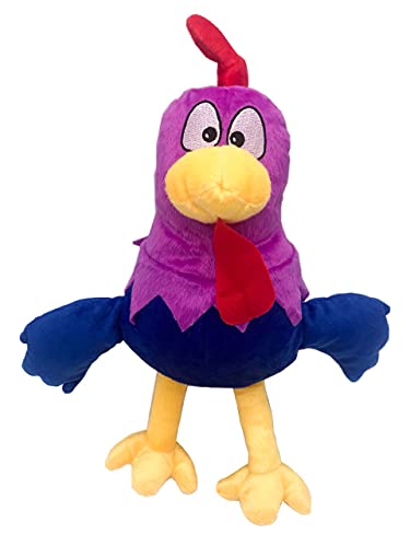 Pelúcia Galo Carijó da Turma da Galinha Pintadinha