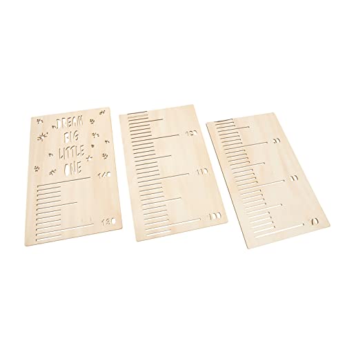 ERINGOGO Kids Growth Height Chart Unique Splicing Design Wall Sticker No Fading Easy Removal Decorative Height Measuring Sticker for Boys Girls Rooms