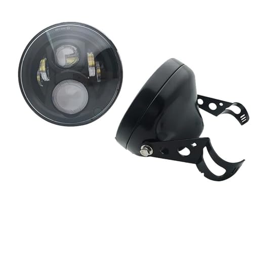 Phare de moto de 7 pouces 60W antibrouillards longue portée LED