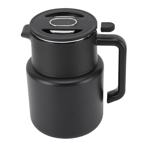 Tetera de acero inoxidable con base antideslizante y pantalla para evitar quemaduras 5