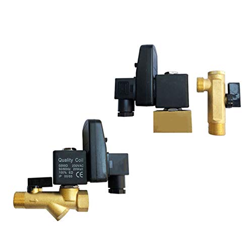 Électrovanne pneumatique automatique robuste en 1/2 pouce DC 24V