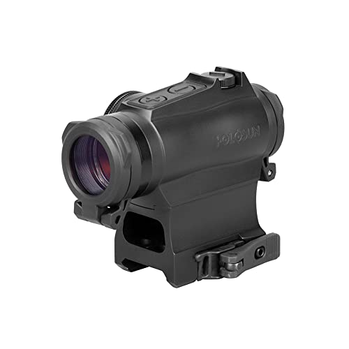 HOLOSUN HS515GM Red 2 MOA Dot & 65 MOA Circle Micro Sight for Rifle - Shake-Awake Parallax-Free Sight with Multiple Reticle System & 12 Brightness Settings