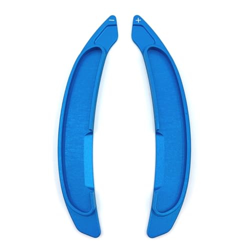 シフトパドル Compatible With Mitsubishi For Lancer 2 個車のステアリングホイールパドルシフター延長シフトパドルクイックシフト支援アクセサリー(Blue)