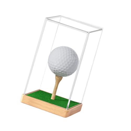 ディスプレイコレクション用のシール蓋付きのクリアストレージケースアクリルコンテナアクセサリーゴルフボールディスプレイケース
