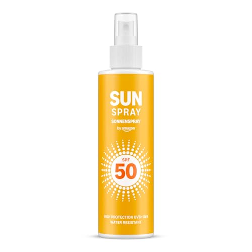 By Amazon Loción solar en spray 50 SPF 200 ml