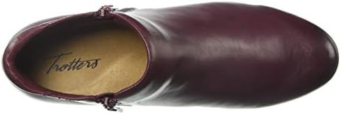 Trotters Women's Major Ankle Boot, Dark Red, 10.5 Narrow | Image 4