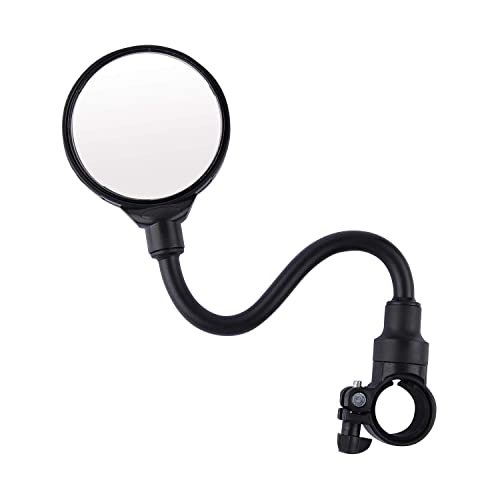 2 Pcs Bike Mirror, Adjustable Rotatable Rear View Convex Mirror Bicycle Mirrors Handlebars For Mtb, Outdoors, Cycling #TOP3