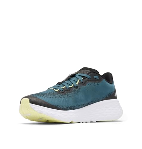 Columbia Men's Konos Featherweight Running Shoe, Everblue/Citron Haze, 9.5 Wide