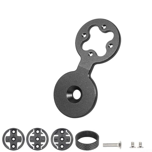 Tapa para auriculares de bicicleta y soporte de cronómetro para Garmin y para Bryton Essential accesorio de ciclismo (negro)