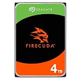 Seagate FireCuda HDD, 4TB, Internal Hard Drive HDD - 3.5 Inch CMR SATA 6GB/s 7,200 RPM 256 MB Cache 300TB/year (ST4000DX005)