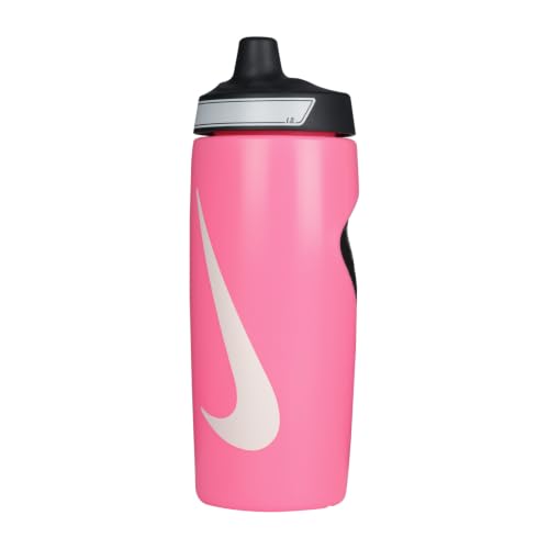Image of Nike REFUEL BOTTLE GRIP 18 OZ - PINK GLOW /BLACK /WHITE, 532 ML