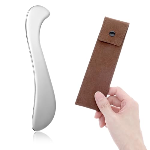 Ouligay Gua Sha Edelstahl Multifunktions Gua Sha Schaber Massage Löffel Metall Guasha Stein Faszien Tool zum Reiben, Ganzkörper Cellulite Massage für Gesicht, Nacken, Rücken, Beine Muskelentspannung Ouligay Gua Sha Edelstahl Multifunktions Gua Sha Schaber Massage Löffel Metall Guasha Stein Faszien Tool zum Reiben, Ganzkörper Cellulite Massage für Gesicht, Nacken, Rücken, Beine Muskelentspannung