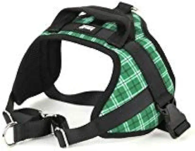 Harnais pour Chien Anti-Traction Réfléchissant - Vert XXS - Animalin