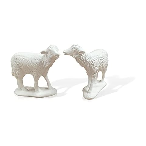 Conjunto de 2 corderos para el Nacimiento Portal de Belén Cover