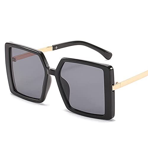 WANGZX Gafas De Sol Integrales Gafas Cuadradas De Montura Grande Gafas De Moda para Hombres Y Mujeres Gafas Retro para Hombres Uv400 Showaspictures