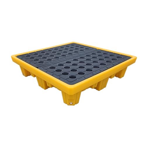 Evite derrames de aceite usando la plataforma modular industrial para almacenamiento