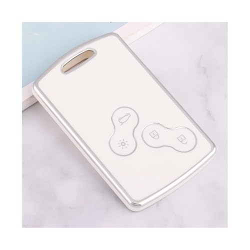 Coque Kaptur Logan en TPU blanc pour garder une clé impeccable lors de vos sorties