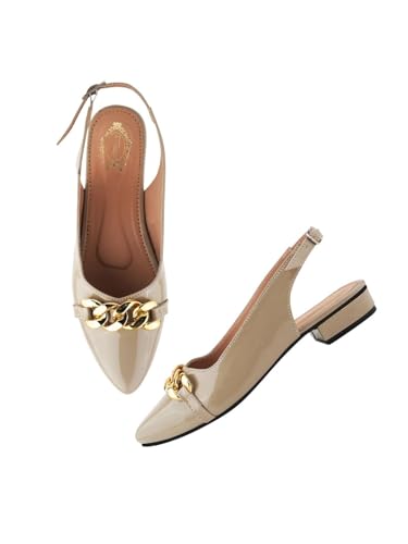 Image of Shoetopia Women Buckle Ballet Flat