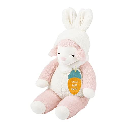 りぶはあと 抱き枕 うさぎのフードメイプル サクラ Mサイズ かわいい ふわふわ 98232-23 Large