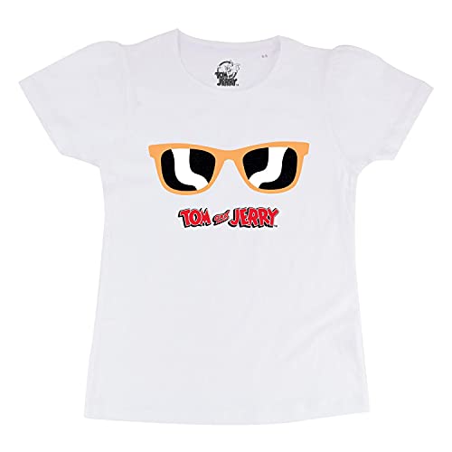 Image of Tom & Jerry by Wear Your Mind Girl's Regular Fit T-Shirt