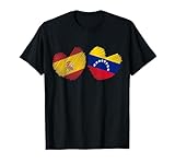 Spanish Flag Venezuelan Flag Heart