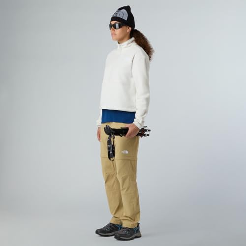 Forro polar para mujer The North Face Glacier S, chaqueta blanca de montaña con cremallera 3