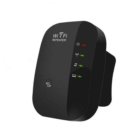 Miss de a 300 m wifi Range Extender, inalámbrica WiFi Repetidor Amplificador de señal WiFi Rango extensor señal Booster, Negro
