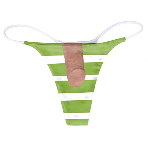 Ropa interior cálida para mujer, bragas de algodón, elásticas, tangas, cintura baja, ropa interior sexy, ropa interior sexy para hombre, verde, L