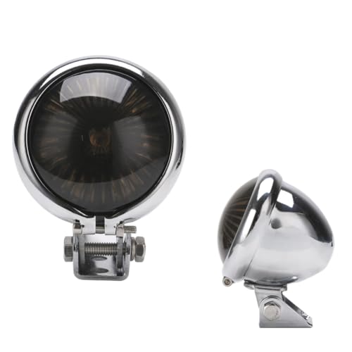 Feu stop arrière LED pour motos chopper et customs noirs