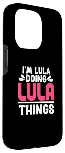 Image of Personalized First Name I'm Lula Doing Lula Things Case for iPhone 15 Pro