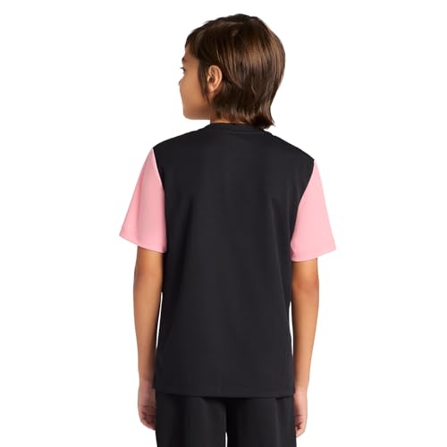 Image of Messi Boys' Lifestyle Short Sleeve Top, Loose-fit Shirt with Logo, Comfortable, All-Day Wear