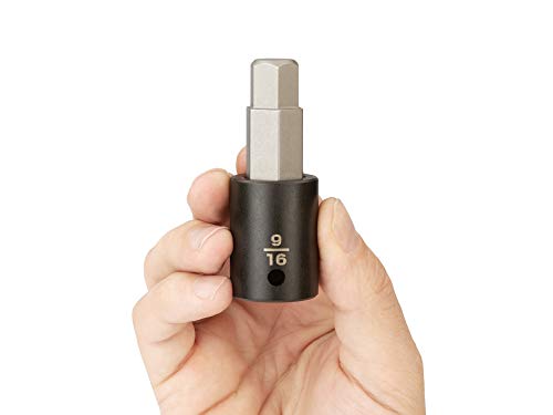 Image of TEKTON 1 /2 Inch Drive x 9 /16 Inch Hex Impact Bit Socket | SIB22214