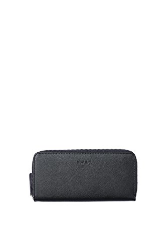Preisvergleich Produktbild Esprit Accessoires Damen 078ea1v025 Geldbörse, Schwarz (Black), 1x9,5x19,5 cm
