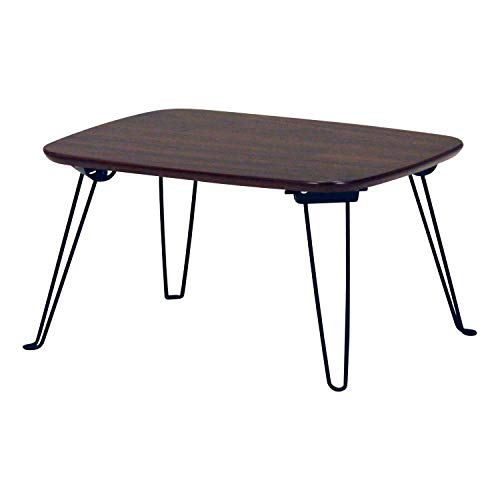 ミニテーブル ちゃぶ台 折りたたみテーブル ローテーブル 幅40cm 幅45cm 長方形 小さいテーブル 木目調 シンプル かわいい おしゃれ - Bタイプ/ダークブラウン