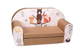 KNORRTOYS.COM Knorrotys 68448 - Kindersofa Forest, Braun