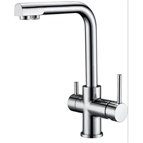 Mice - Grifo De Cocina, Monomando De Fregadero Con Sistema Osmosis - Mezclador Grifo De Cocina Para Osmosis Con 2 Vias - Serie Marsella Cromo - Gos004 Mice - Grifo De Cocina, Monomando De Fregadero Con Sistema Osmosis - Mezclador Grifo De Cocina Para Osmosis Con 2 Vias - Serie Marsella Cromo - Gos004