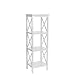 RiverRidge X-Frame Bathroom Towel Tower - White