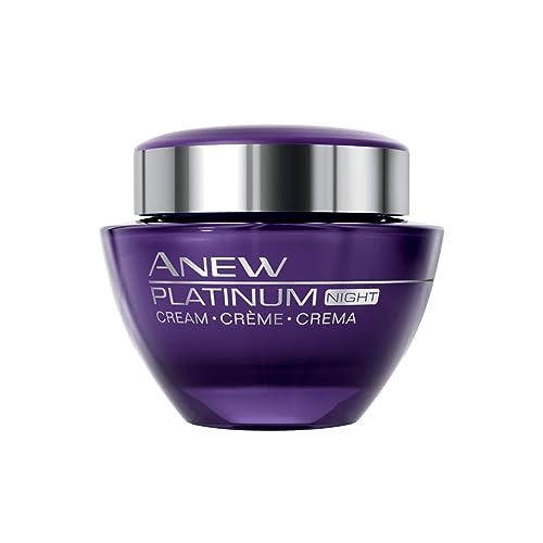 Anew Platinum Night Cream – Anti-Aging Face Cream with Paxillium Technology, Firms, Lifts & Reduces Wrinkles, Sculpted Jawline & Contours, Moisturizes Sensitive Skin, Hypoallergenic, 1.7 oz