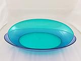 tupper eleganzia blau grün 1a Tupperware --- Eleganzia Servierschale --- blau grün