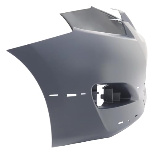 Image of FitParts Compatible with Toyota Matrix 2009-2010 Front Bumper Cover | Primed, With Fog Light Holes, Without Parking Sensor Holes, Wagon, Ready to Paint, OEM 5211902995, TO1000345