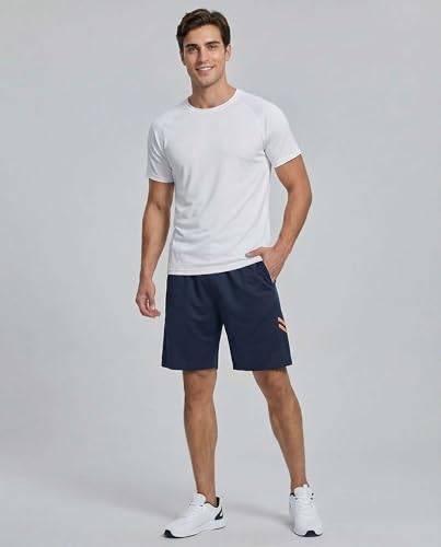 Image of 5 Pack:Men's Dry-Fit Sweat Resistant Active Athletic Performance Shorts